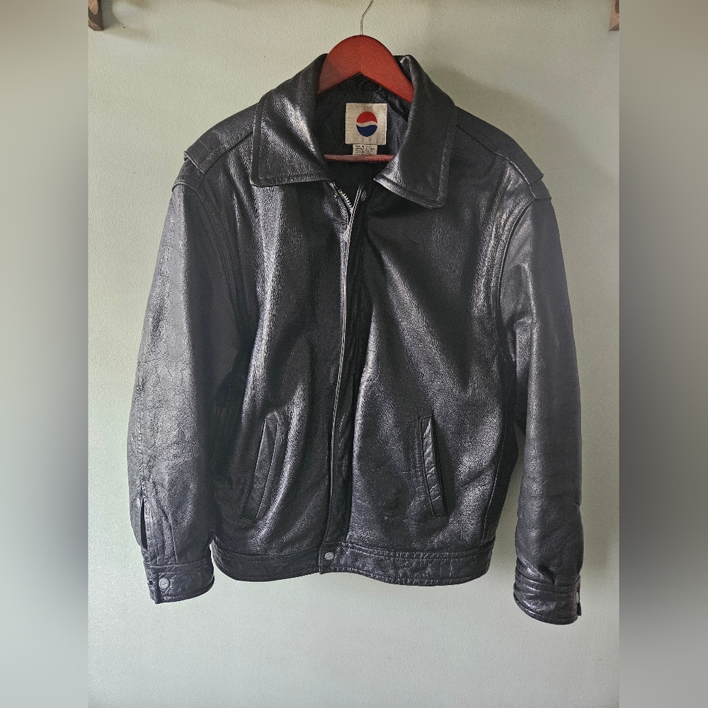 Vintage Pepsi Leather Jacket